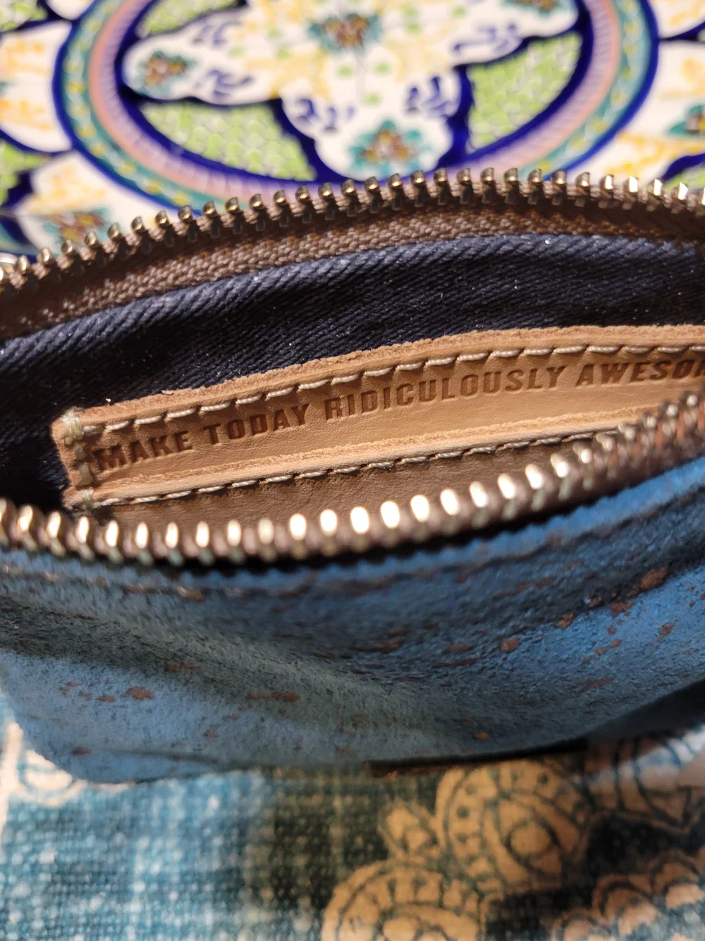 Consuela compact wristlet